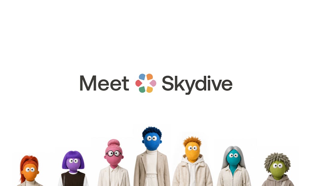 Zrzut ekranu aplikacji Skydive