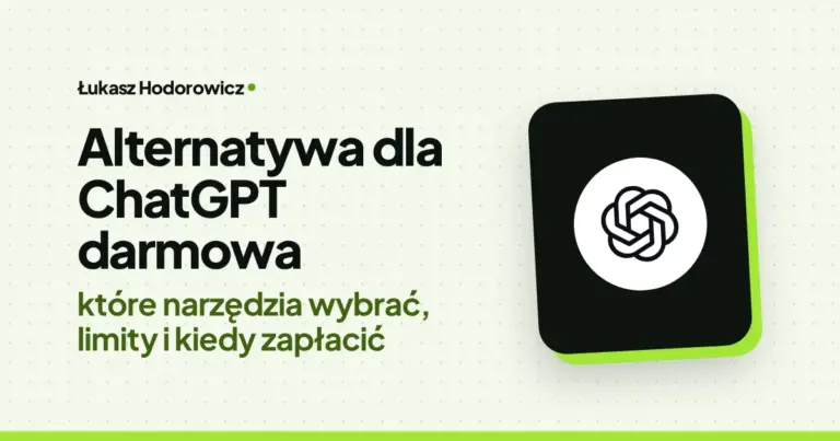Alternatywa dla ChatGPT darmowa: które narzędzia wybrać, limity i kiedy zapłacić