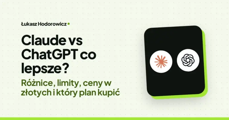 Claude vs ChatGPT co lepsze? Różnice, limity, ceny w złotych i który plan kupić