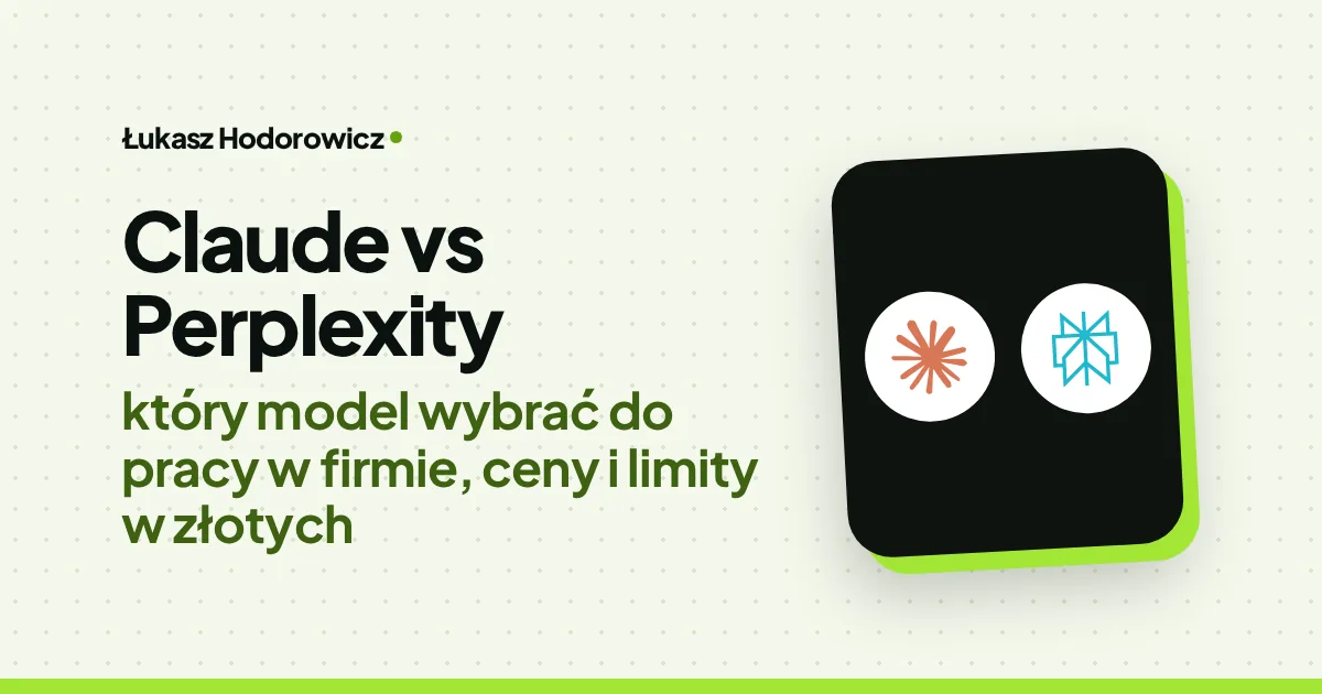 Claude vs Perplexity: który model wybrać do pracy w firmie, ceny i limity w złotych