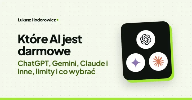 Które AI jest darmowe: ChatGPT, Gemini, Claude i inne, limity i co wybrać